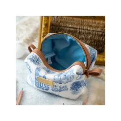 Trousse de toilette Bleu Nostalgie - Si tu tends l'oreille