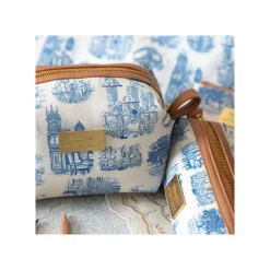 Trousse de toilette Bleu Nostalgie - Si tu tends l'oreille