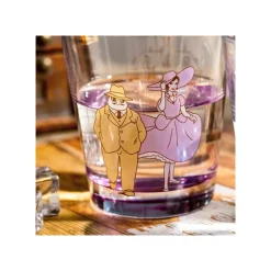 Verre décoré Marco & Gina - Porco Rosso