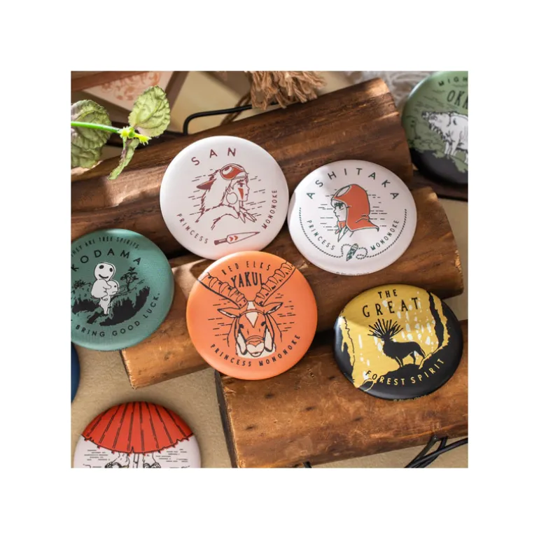 Vintage Badge Collection 1 badge Mystere - Princesse Mononoké